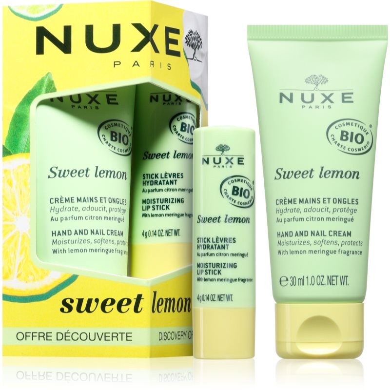 Nuxe Sweet Lemon sada pre výživu a hydratáciu