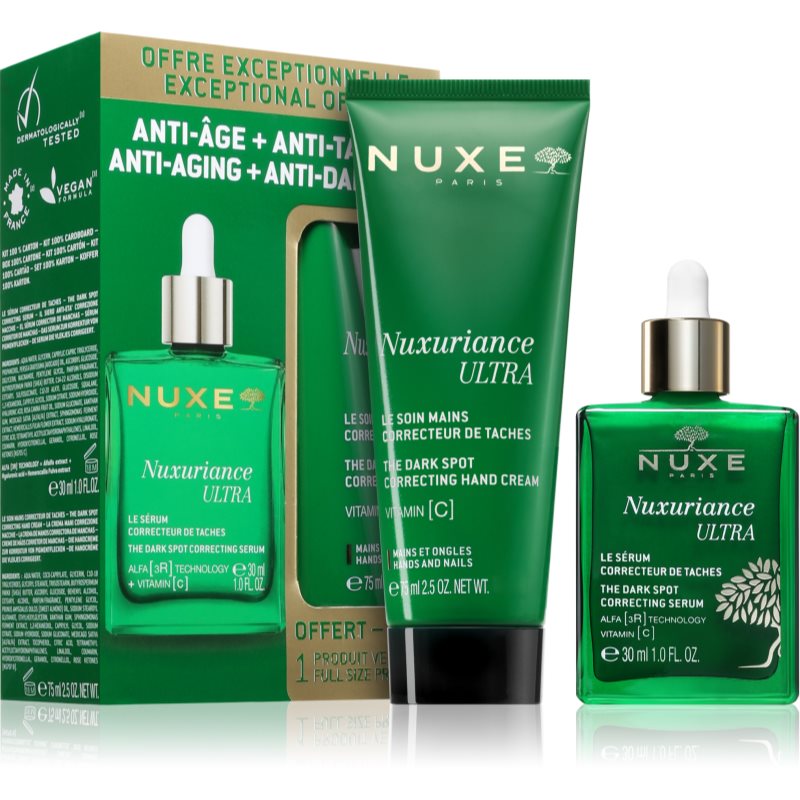 Nuxe Nuxuriance Ultra set for pigment spot correction