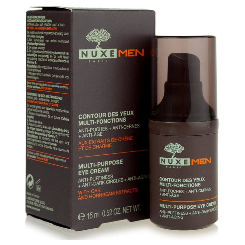 Nuxe Men Multi - Purpose Eye Cream To Treat Swelling And Dark Circles 15 Ml