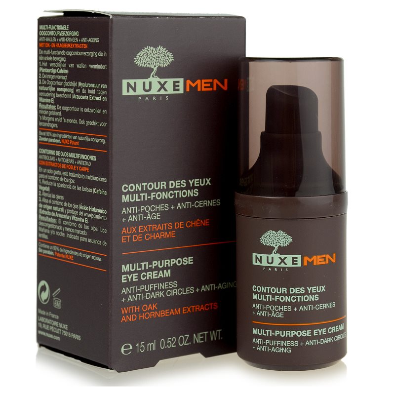 Nuxe Men Multi - Purpose Eye Cream To Treat Swelling And Dark Circles 15 Ml