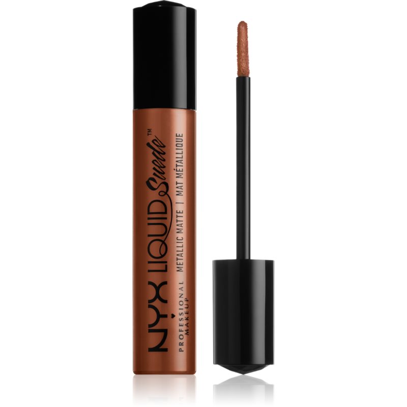 

NYX Professional Makeup Liquid Suede™ Metallic Matte рідка водостійка помада ефектом металік відтінок 31 New Era