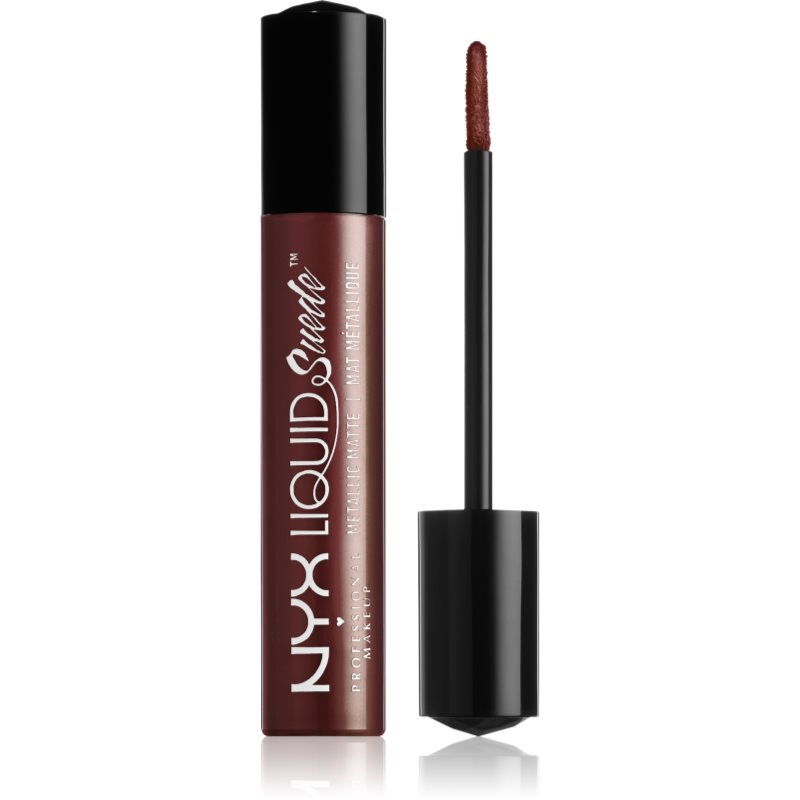

NYX Professional Makeup Liquid Suede™ Metallic Matte рідка водостійка помада ефектом металік відтінок 32 Neat Nude