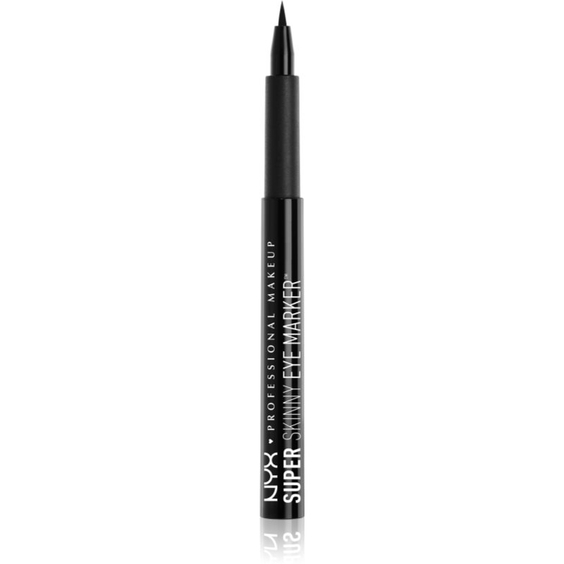 NYX Professional Makeup Super Skinny Eye Marker eyeliner in pennarello colore Carbon Black 1,1 ml