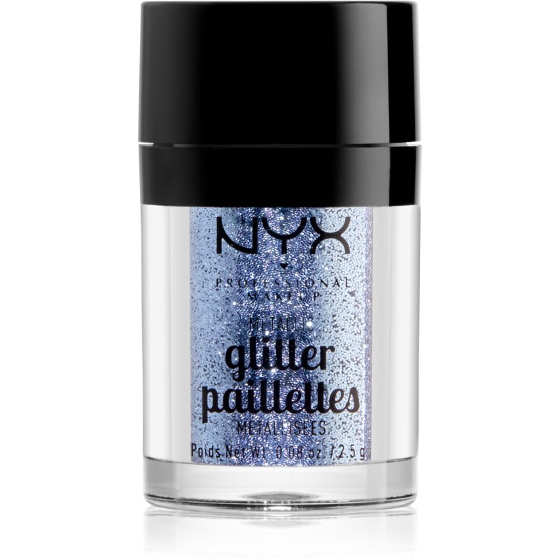 

NYX Professional Makeup Glitter Goals блискітки для обличчя та тіла з металік ефектом відтінок 02 Darkside