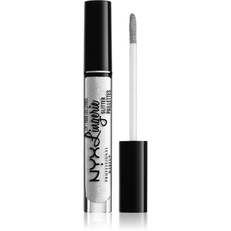 NYX Professional Makeup Lip Lingerie Glitter lesk na rty se třpytkami odstín 01 Clear 3.4 ml