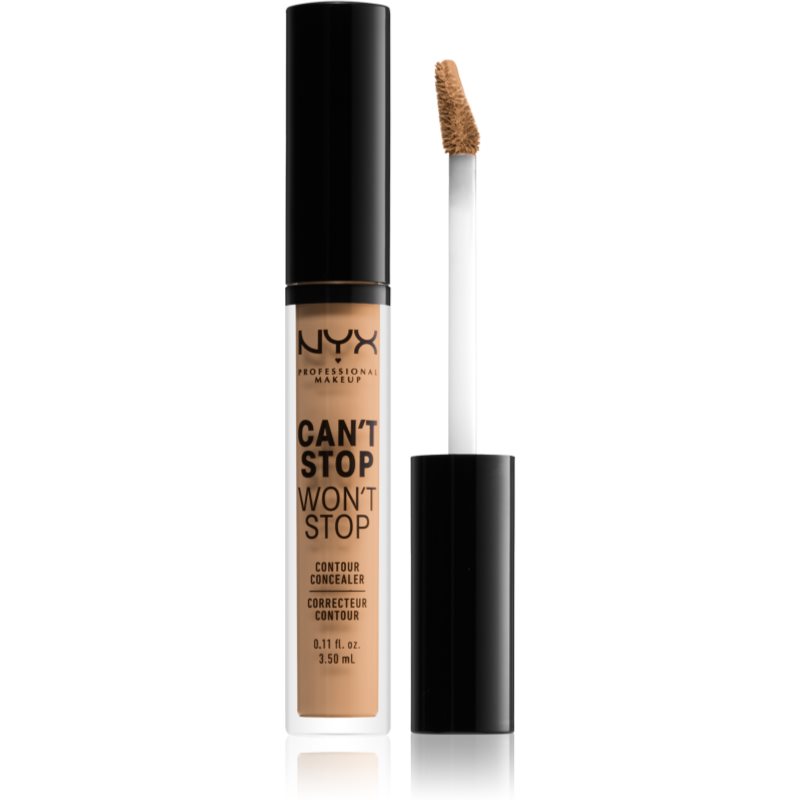 NYX Professional Makeup Can't Stop Won't Stop Liquid Concealer Shade 7.5 Soft Beige 3.5 Ml