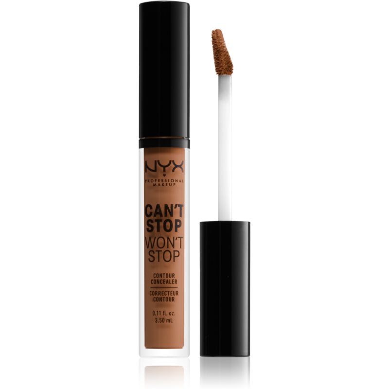 

NYX Professional Makeup Can't Stop Won't Stop рідкий коректор відтінок 15.7 Warm Caramel