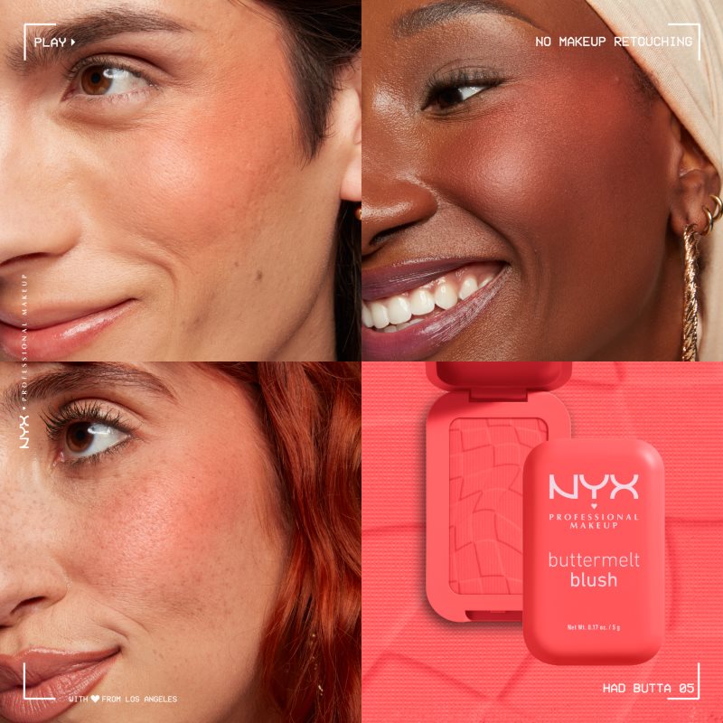 NYX Professional Makeup Buttermelt Blush powder blusher shade 05 Had Butta 5 g