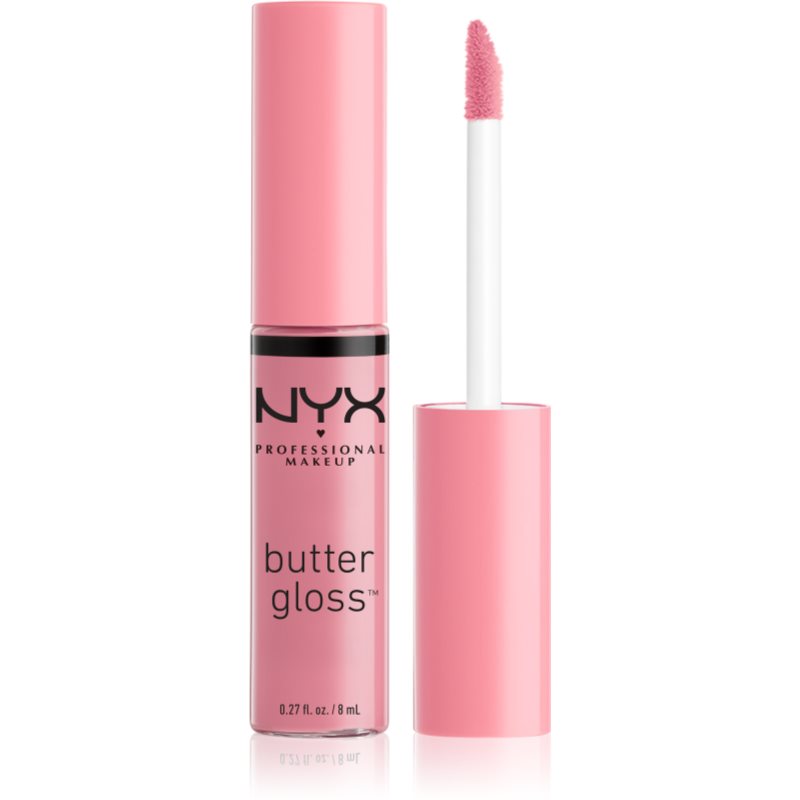 NYX Professional Makeup Butter Gloss lūpų blizgesys atspalvis 02 Éclair 8 ml