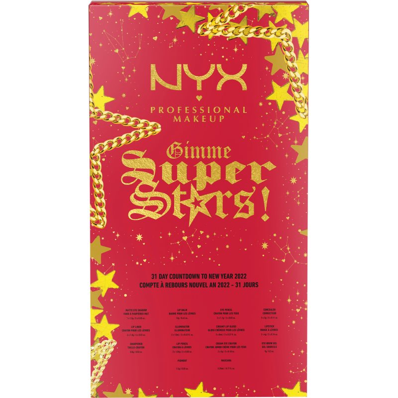 NYX Professional Makeup Gimme SuperStars! 31 Days Calendar Adventskalender
