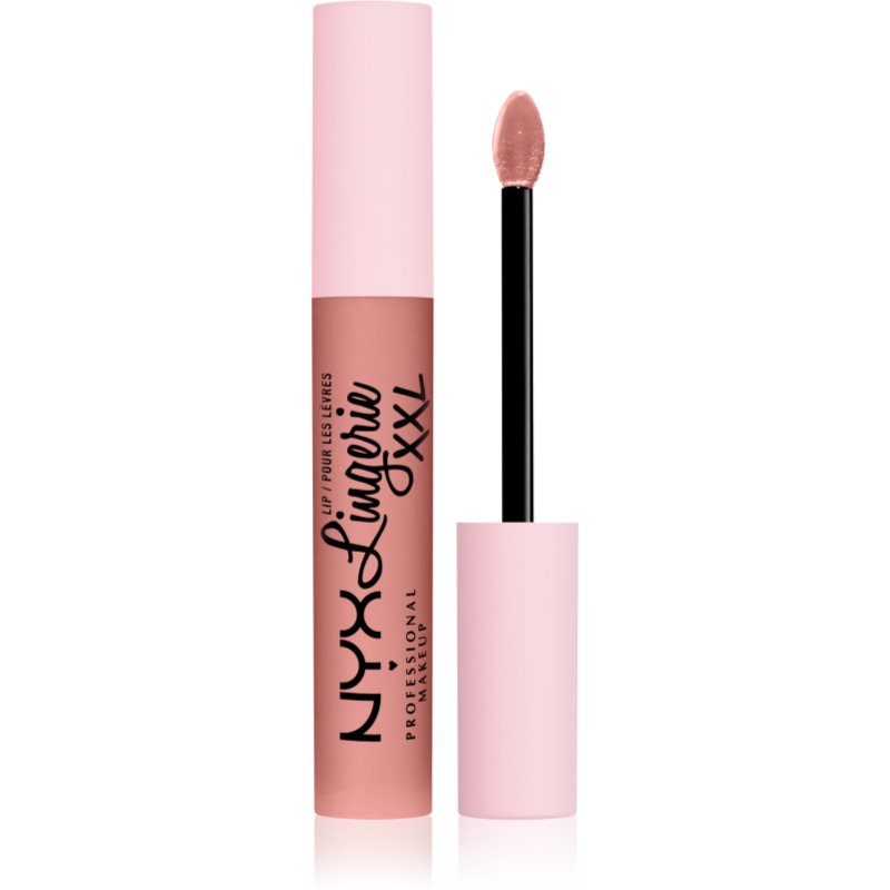 NYX Professional Makeup Lip Lingerie XXL matt folyékony állagú ajakrúzs árnyalat 01 - Undressd 4 ml