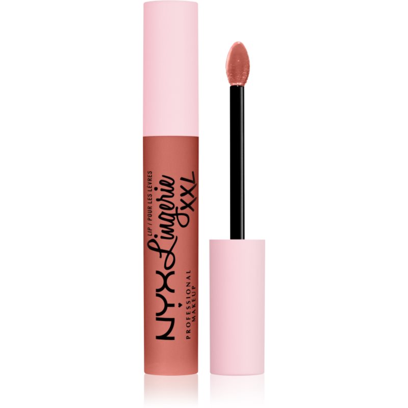 NYX Professional Makeup Lip Lingerie XXL matt liquid lipstick shade 02 - Turn On 4 ml
