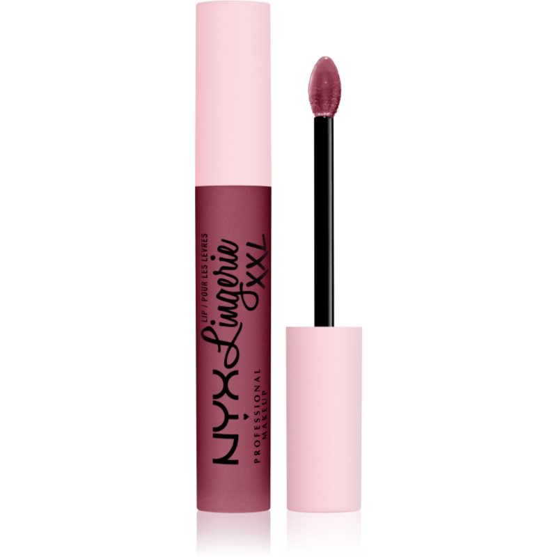NYX Professional Makeup Lip Lingerie XXL matt folyékony állagú ajakrúzs árnyalat Bust ed 4 ml