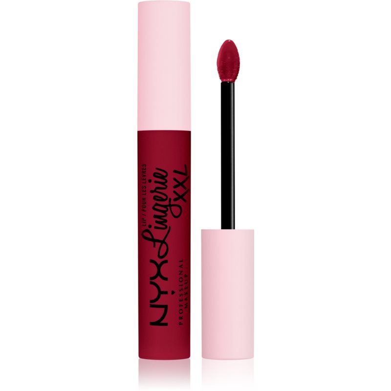 NYX Professional Makeup Lip Lingerie XXL matt folyékony állagú ajakrúzs árnyalat 22 - Sizzlin 4 ml