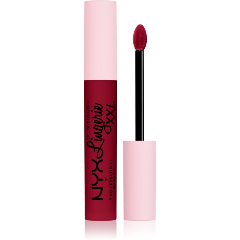 NYX Professional Makeup Lip Lingerie XXL Matt Liquid Lipstick Shade 22 - Sizzlin 4 Ml