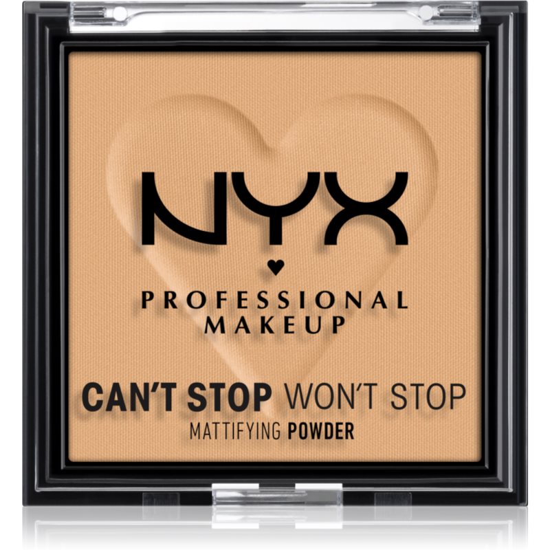 NYX Professional Makeup Can't Stop Won't Stop Mattifying Powder матуюча пудра відтінок 05 Golden 6 гр