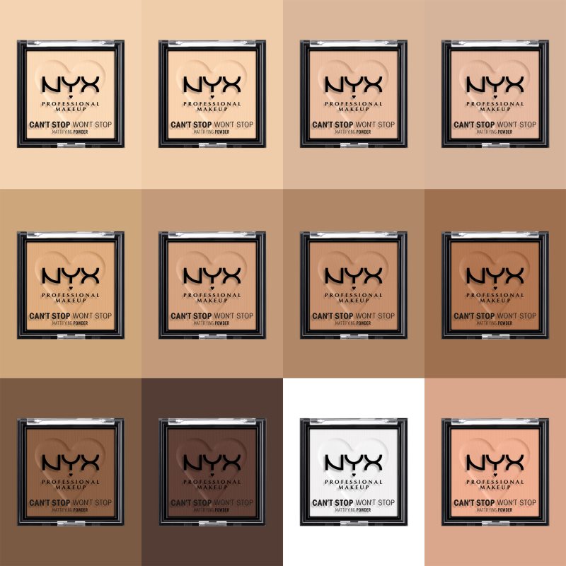 NYX Professional Makeup Can't Stop Won't Stop Mattifying Powder Mattifying Powder Shade 05 Golden 6 G