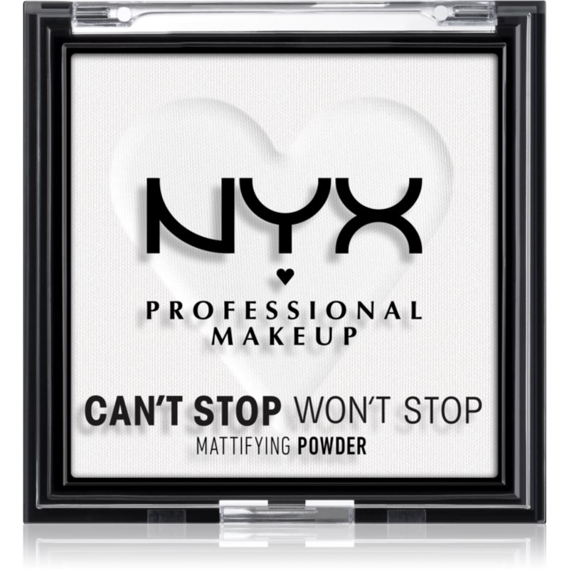NYX Professional Makeup Can't Stop Won't Stop Mattifying Powder zmatňujúci púder odtieň 11 Bright Translucent 6 g