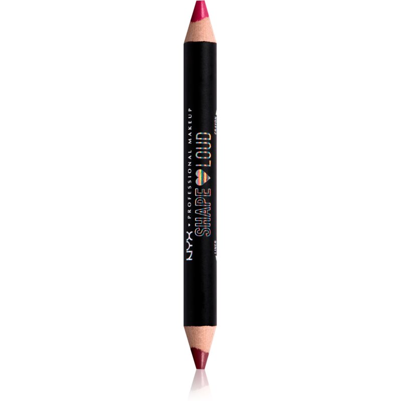 NYX Professional Makeup Lip Liner Duo Pride Line Loud rouge à lèvres + crayon lèvres effet mat teinte 03 - Scene Kween