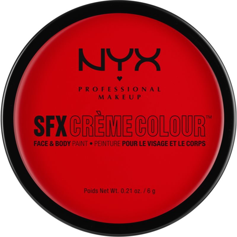 

NYX Professional Makeup SFX Creme Colour™ тональні засоби для обличчя та тіла відтінок 01 Red