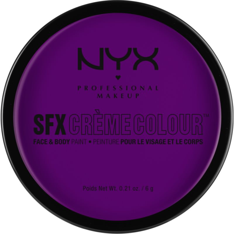 

NYX Professional Makeup SFX Creme Colour™ тональні засоби для обличчя та тіла відтінок 06 Purple