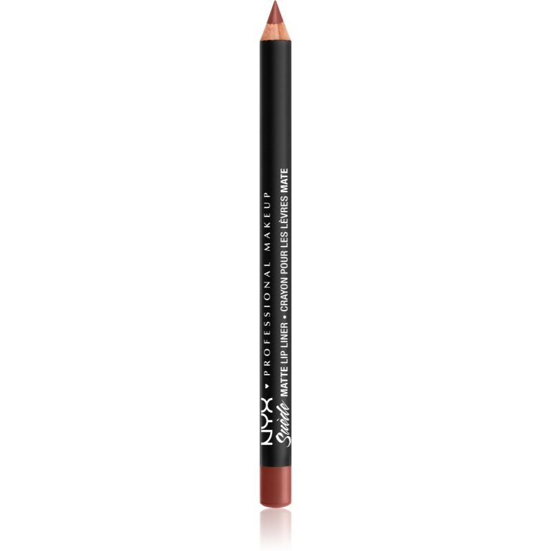 NYX Professional Makeup Suede Matte  Lip Liner матуючий олівець для губ відтінок 34 Alabama 1 гр