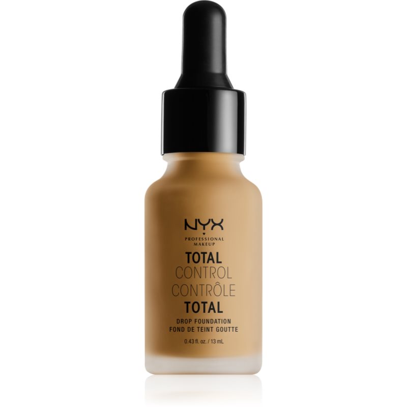 

NYX Professional Makeup Total Control Drop Foundation тональні засоби відтінок 15 Caramel