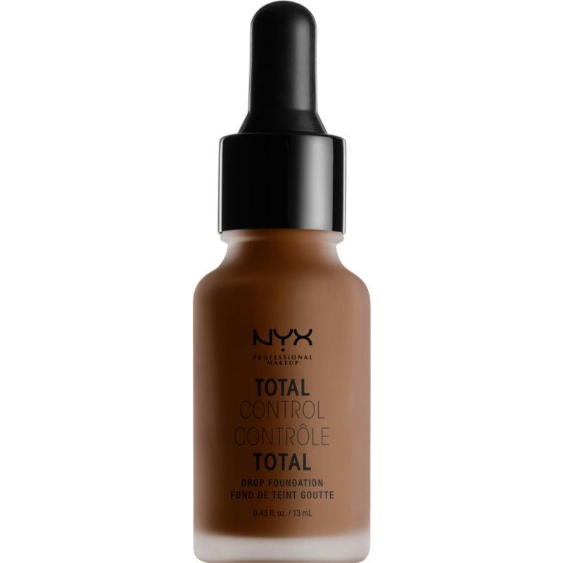 

NYX Professional Makeup Total Control Drop Foundation тональні засоби відтінок 24 Deep Espresso