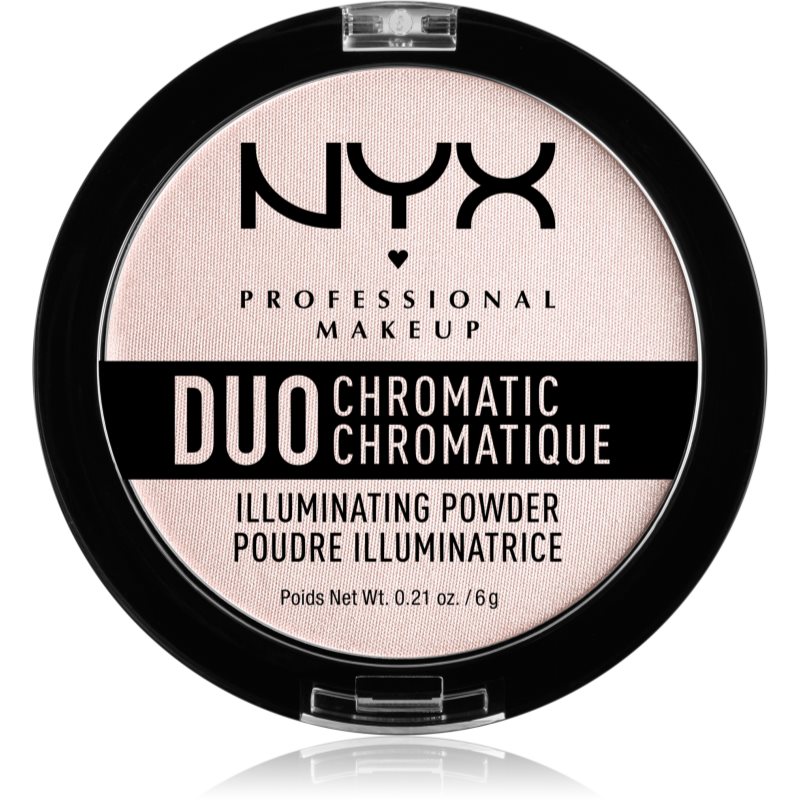 NYX Professional Makeup Duo Chromatic rozjasňovač odtieň 04 Snow Rose 6 g