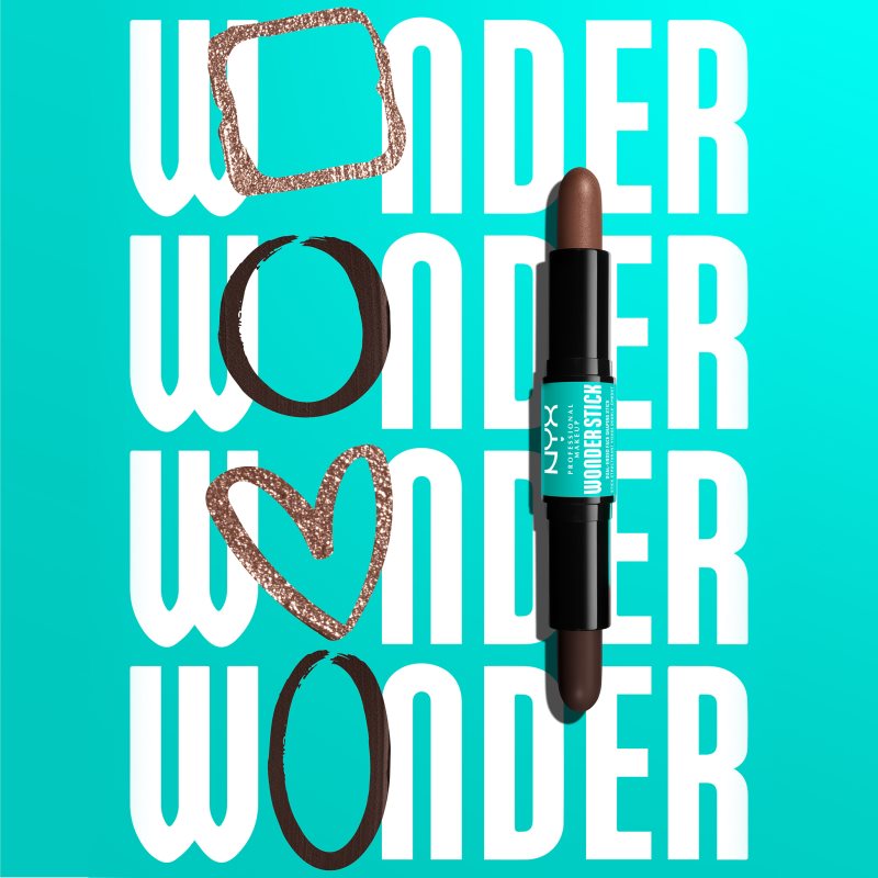 NYX Professional Makeup Wonder Stick Dual Face Lift Dual-ended Contouring Stick Shade 01 Fair 2x4 G