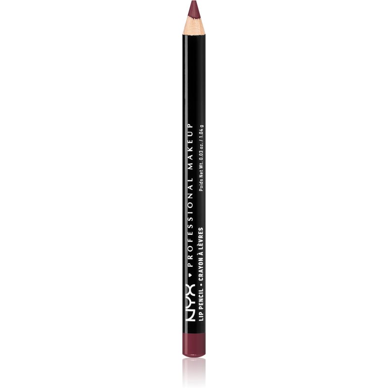 NYX Professional Makeup Slim Lip Pencil Präziser Konturenstift für die Lippen Farbton 804 Cabaret 1 g