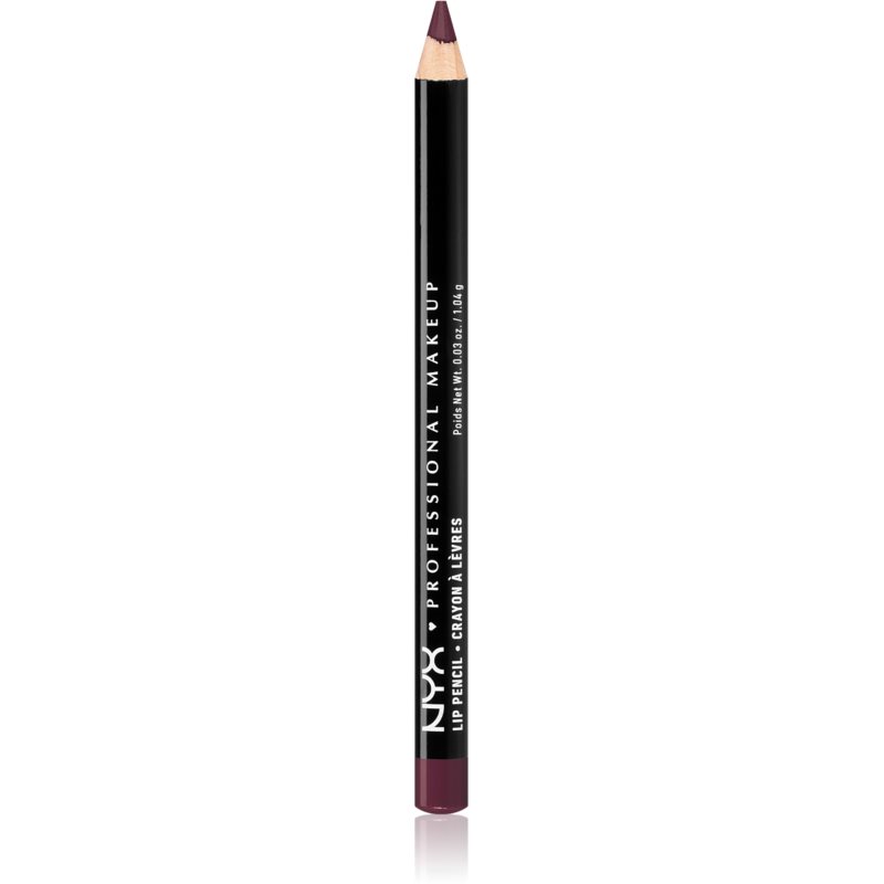 NYX Professional Makeup Slim Lip Pencil creion de buze cu trasare precisă culoare Prune 1 g