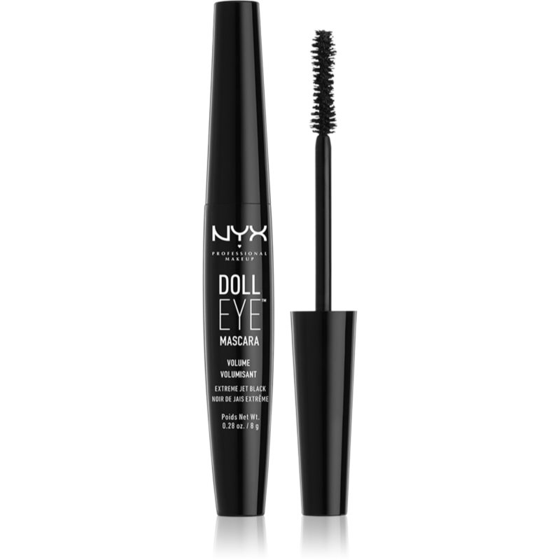 

NYX Professional Makeup Doll Eye об'ємна туш для вій відтінок 02 Black