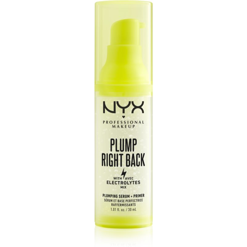 E-shop NYX Professional Makeup Plump Right Back Plump Serum And Primer dlouhotrvající podkladová báze 30 ml