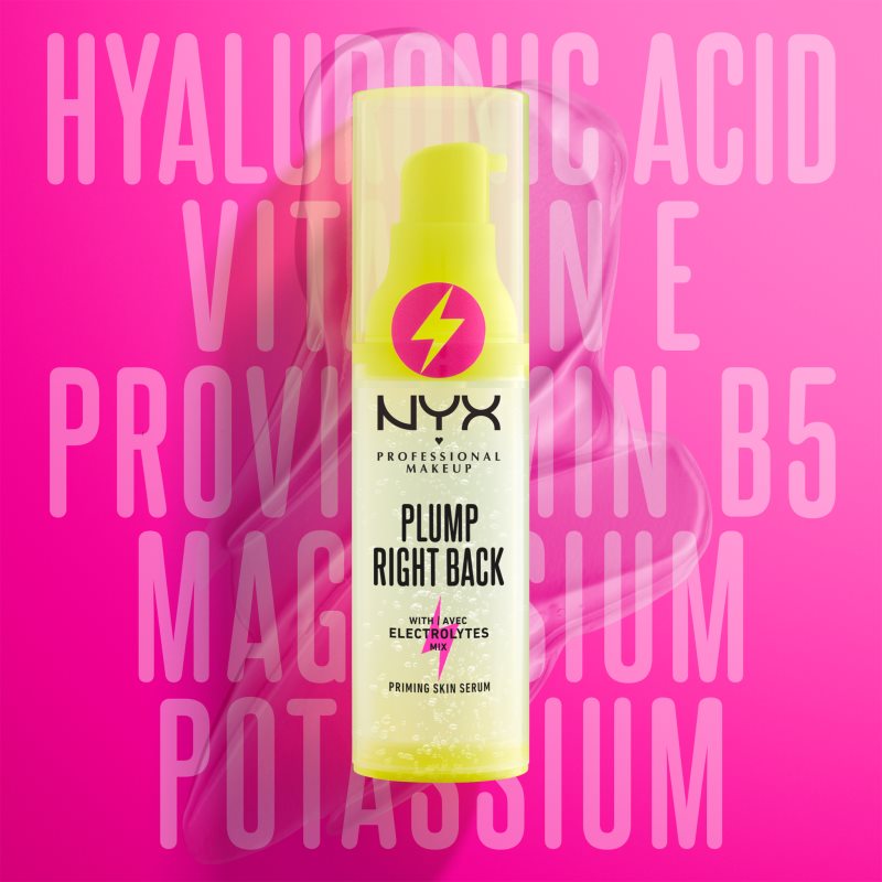 NYX Professional Makeup Plump Right Back Plump Serum And Primer стійка основа 30 мл