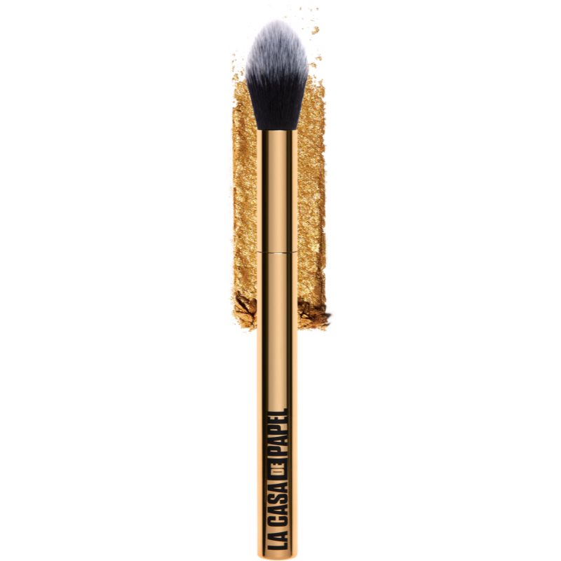 NYX Professional Makeup La Casa De Papel Gold Bar Brush пензлик для пудри овальної форми 1 кс