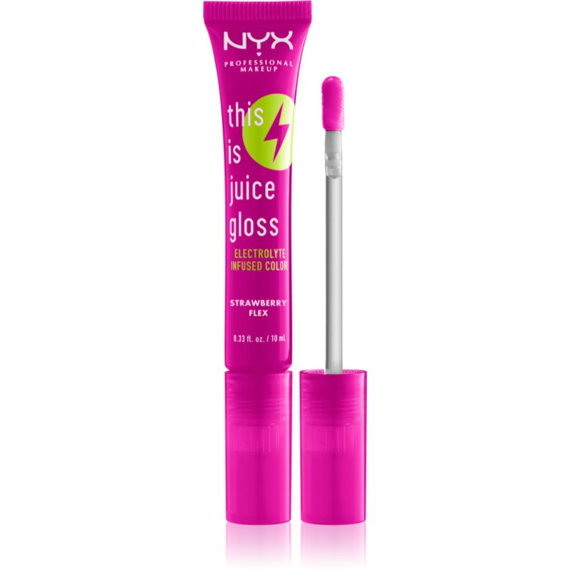 

NYX Professional Makeup This Is Juice Gloss зволожуючий блиск для губ відтінок 03 - Strawberry Flex