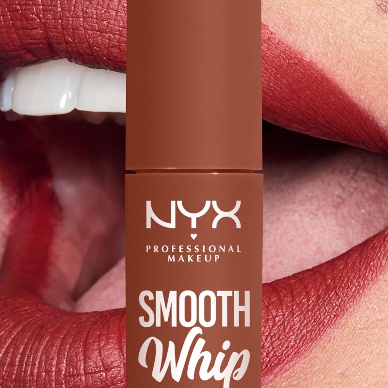 NYX Professional Makeup Smooth Whip Matte Lip Cream Velvet Lipstick With Smoothing Effect Shade 06 Faux Fur 4 Ml