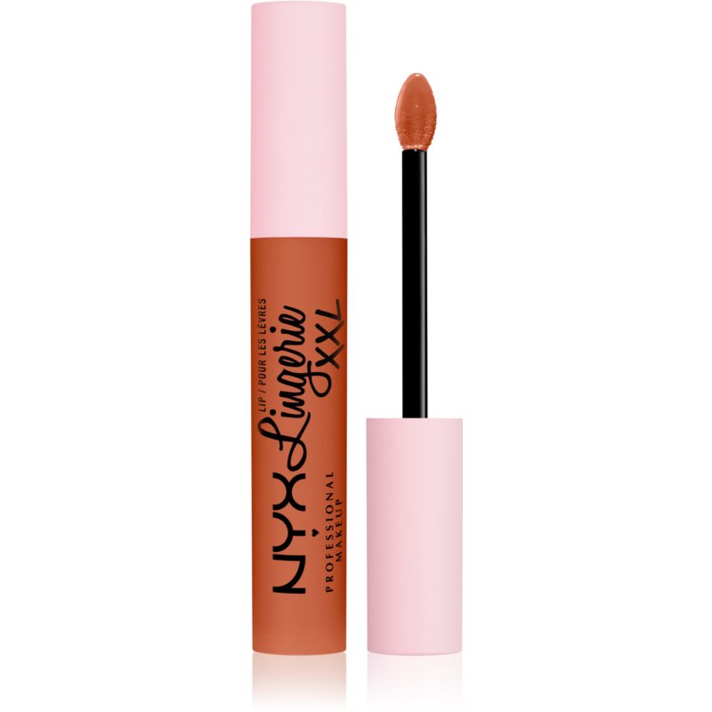 NYX Professional Makeup Lip Lingerie XXL matt folyékony állagú ajakrúzs árnyalat 26 Gettin Caliente 4 ml
