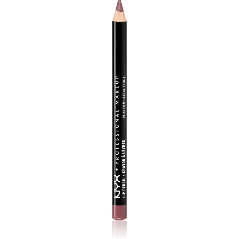 NYX Professional Makeup Slim Lip Pencil Präziser Konturenstift für die Lippen Farbton Peekaboo Neutral 1 g