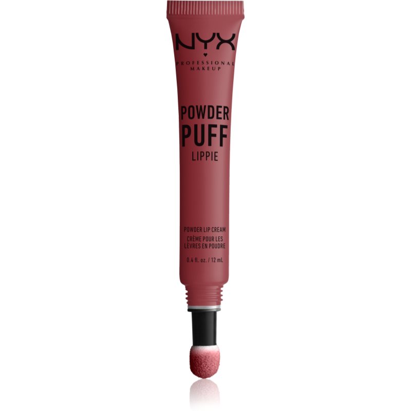 NYX Professional Makeup Powder Puff Lippie Matt Lipstick With A Cushion Applicator Shade 04 Squad Goals 12 Ml