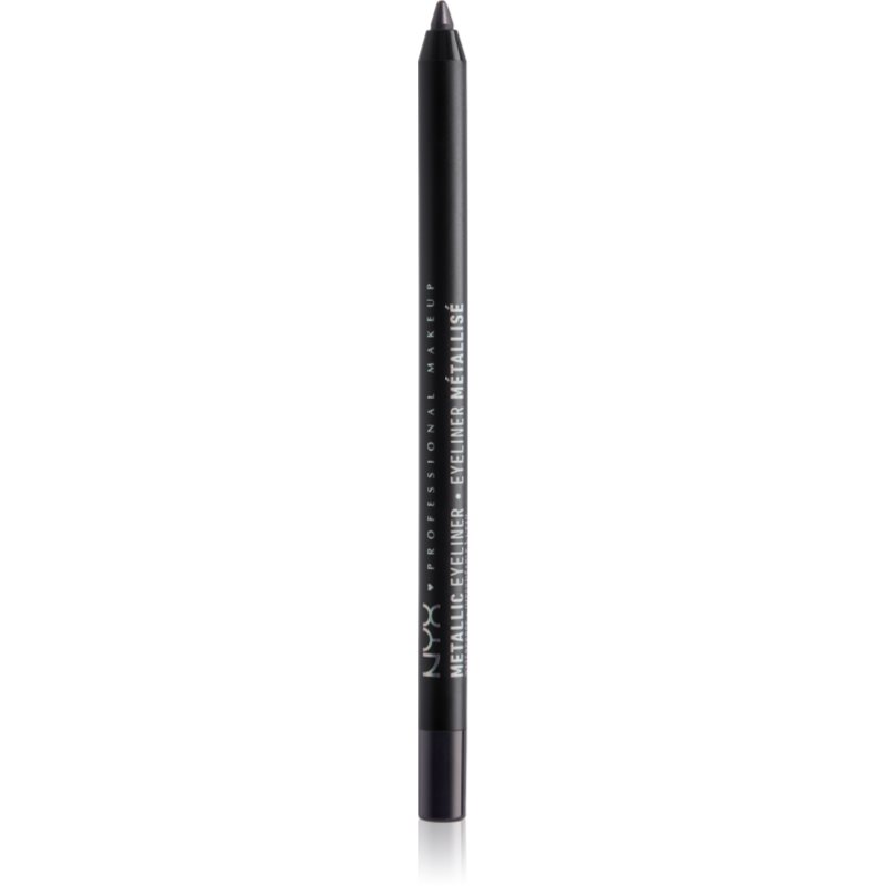 

NYX Professional Makeup Metallic Eyeliner олівець для очей з металік ефектом відтінок 06 Black Metal