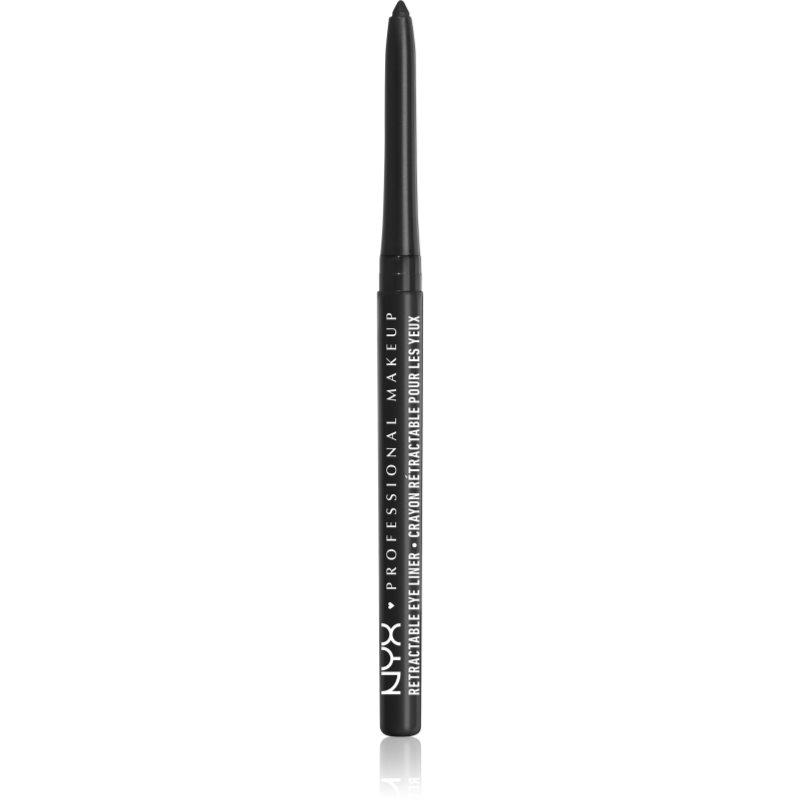 

NYX Professional Makeup Retractable Eye Liner кремовий олівець для очей відтінок 02 Black