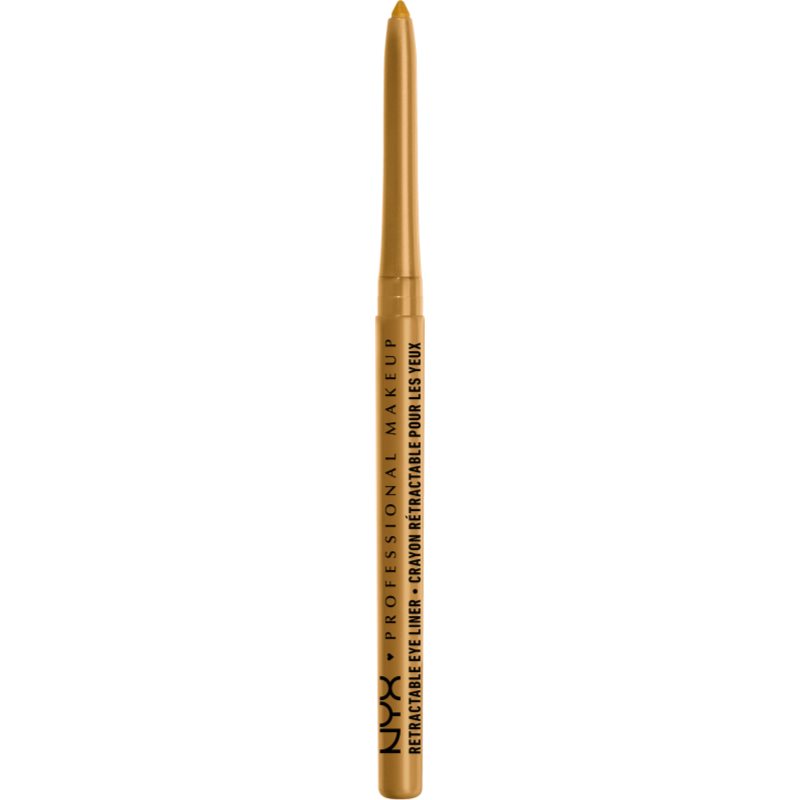 

NYX Professional Makeup Retractable Eye Liner кремовий олівець для очей відтінок 06 Gold