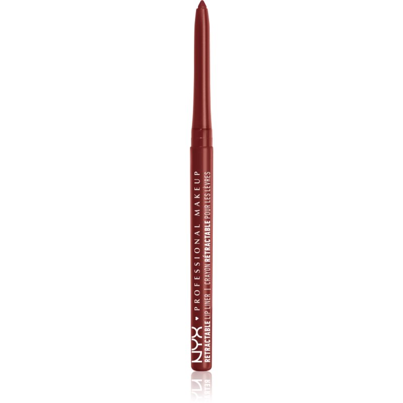 

NYX Professional Makeup Retractable Lip Liner кремовий олівець для губ відтінок 12 Dark Red