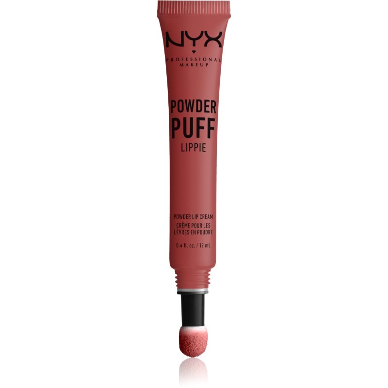 NYX Professional Makeup Powder Puff Lippie Matt Lipstick With A Cushion Applicator Shade 08 Best Buds 12 Ml