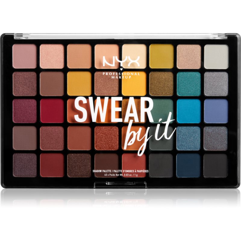 

NYX Professional Makeup Swear By It палетка тіней для очей