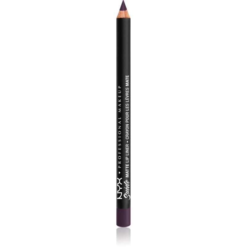 

NYX Professional Makeup Suede Matte Lip Liner матуючий олівець для губ відтінок 66 Doom