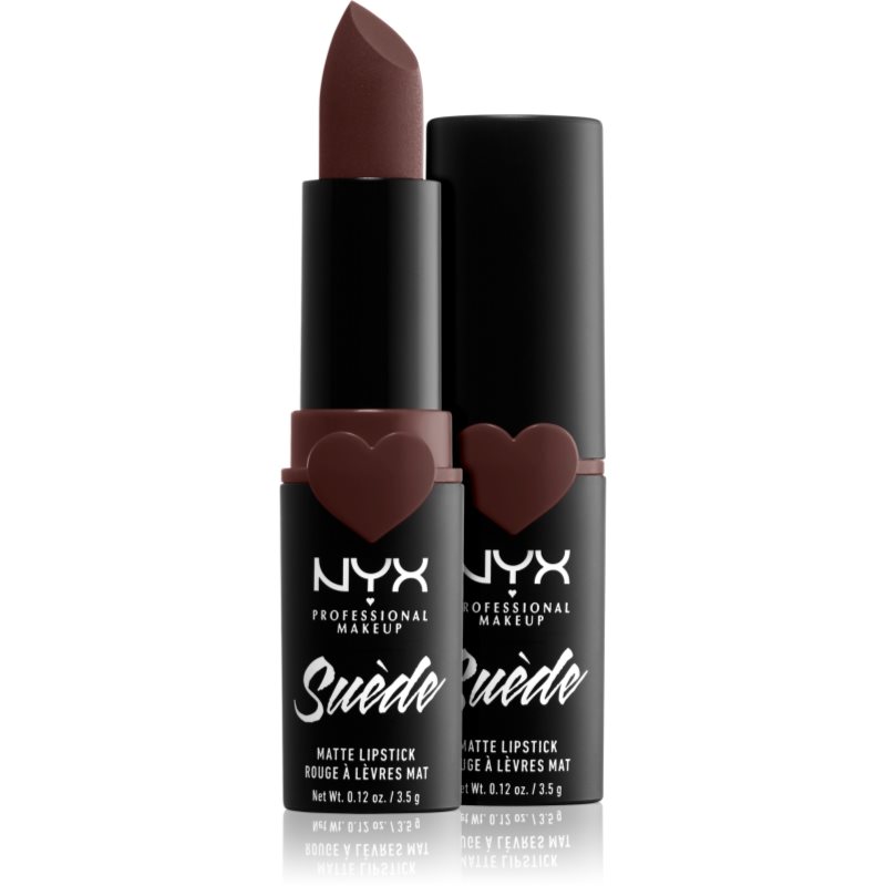 

NYX Professional Makeup Suede Matte Lipstick матуюча помада відтінок 07 Cold Brew