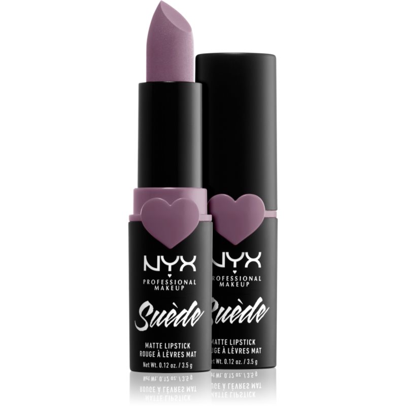 

NYX Professional Makeup Suede Matte Lipstick матуюча помада відтінок 15 Violet Smoke